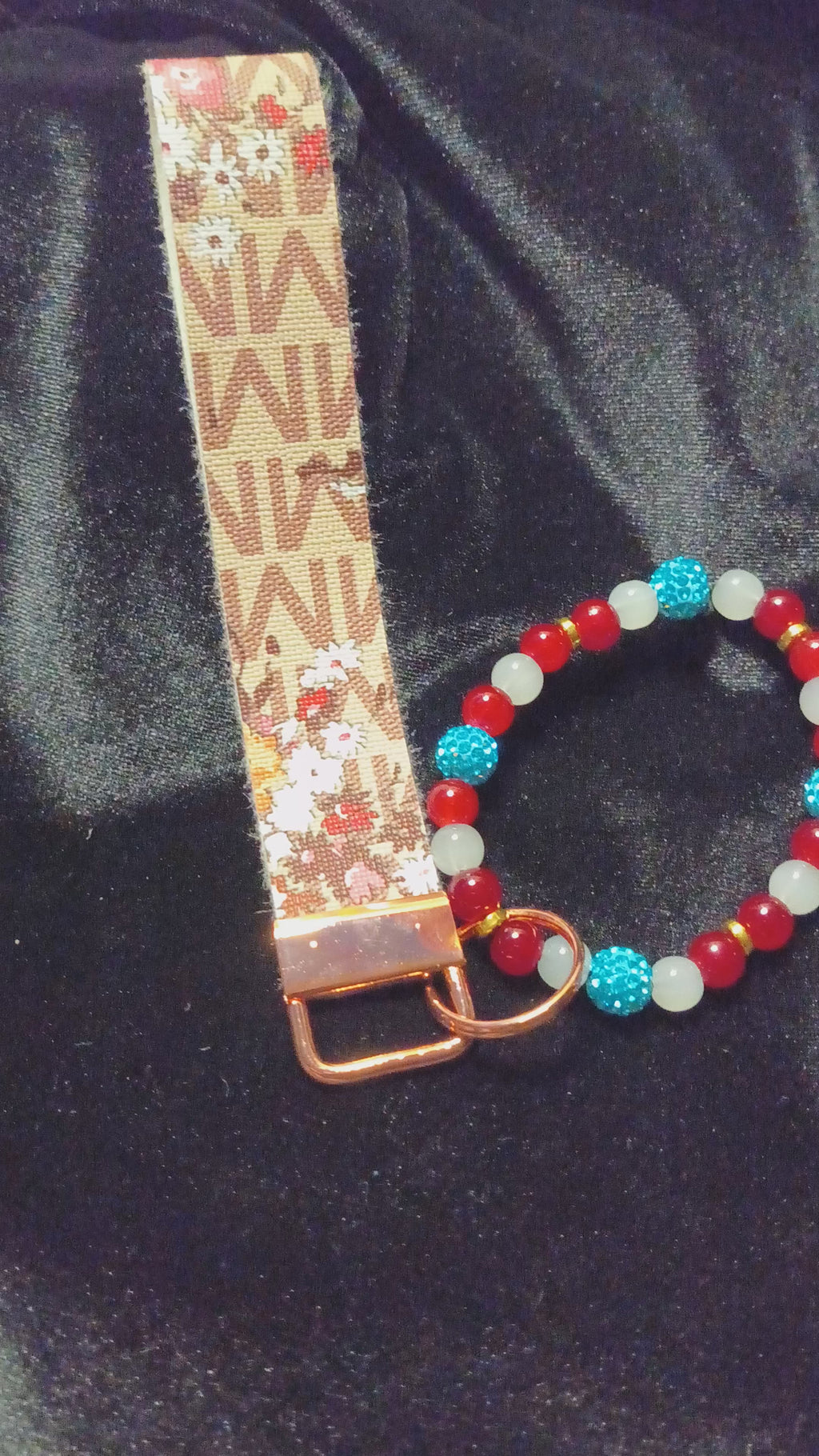 Brown Monogram Wristlet w/Bracelet