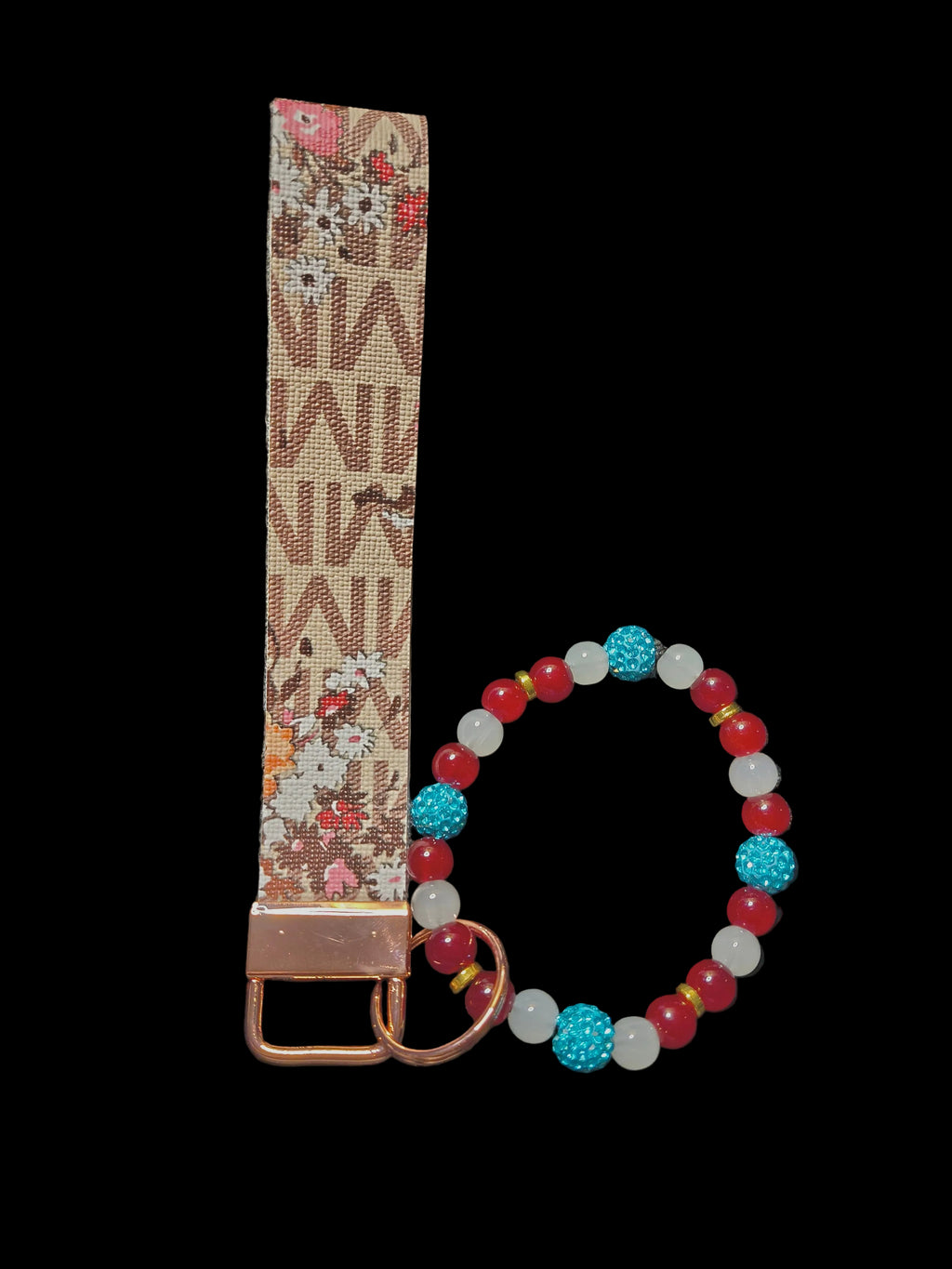 Brown Monogram Wristlet w/Bracelet