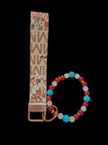 Brown Monogram Wristlet w/Bracelet