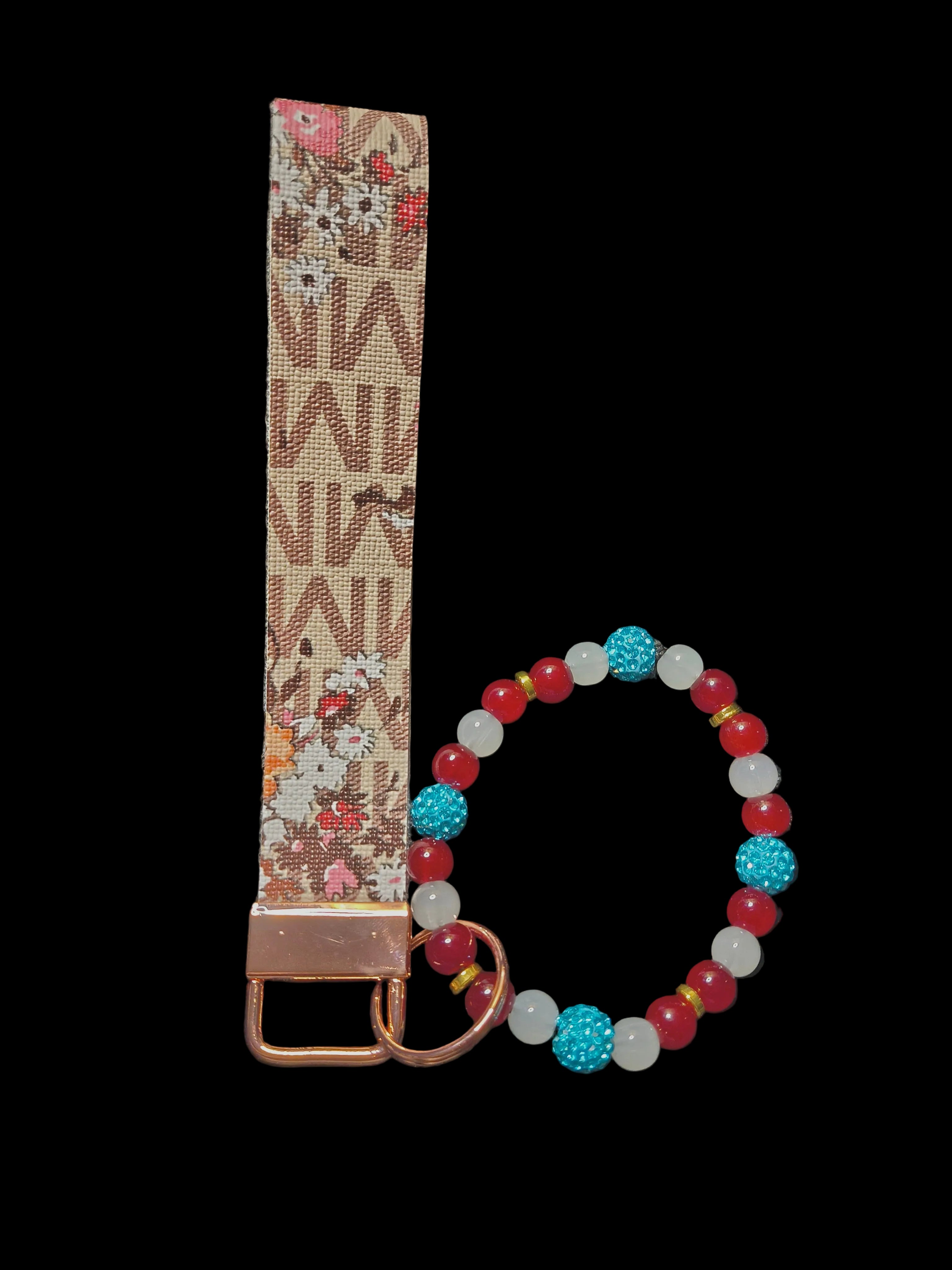 Brown Monogram Wristlet w/Bracelet